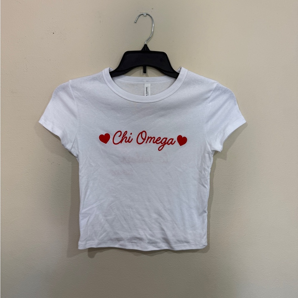 NWOT Chi Omega Baby Tee